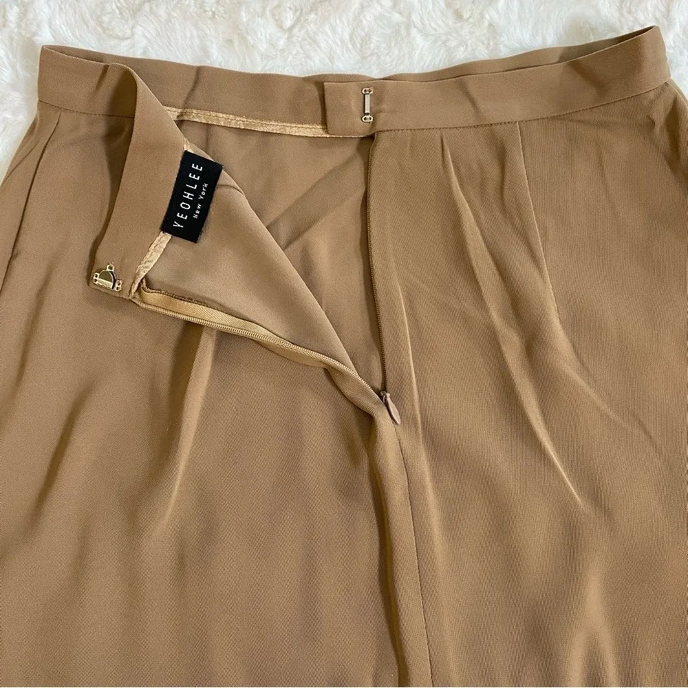 Yeohlee New York Women's‎ Midi Pencil Skirt Size 6 Classic Beige Lightweight